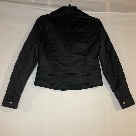 Rock & Republic Black Quilted Biker Jacket - Picture 2 of 4